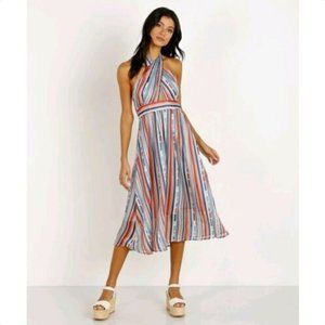 ASTR The Label (Small) Gemma Halter Keyhole Dress